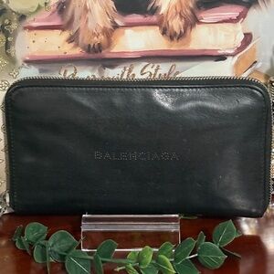 Balenciaga Long Zip-Around Wallet